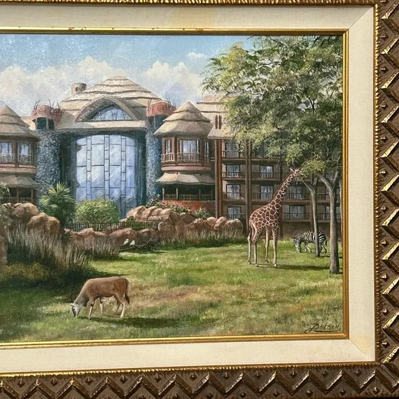 Larry DodsonDisney’s Animal Kingdom Lodge, Framed, Signed and Numbered